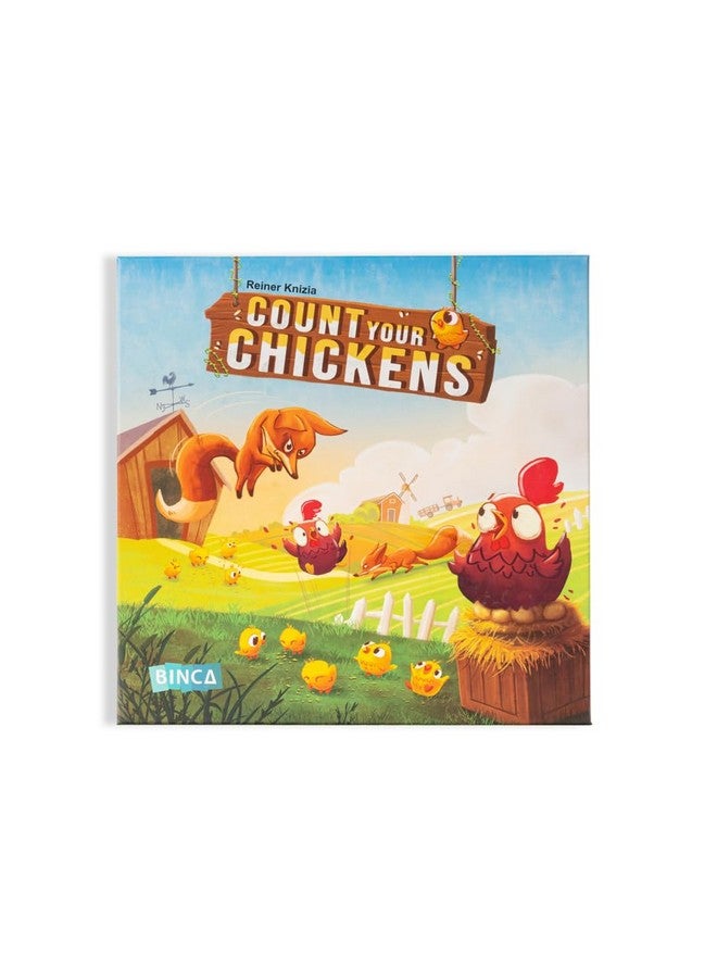 بينكا لعبة بينكا اللوحية - عدّ دجاجاتك، لعبة لوحية استراتيجية للأولاد والبنات، ممتعة للعائلة والأصدقاء، لعبة ورق للأطفال والمراهقين والبالغين، هدايا سفر للأعمار من 7 و8 و9 و10 سنوات فما فوق، من 2 إلى 4 لاعبين - Image 1
