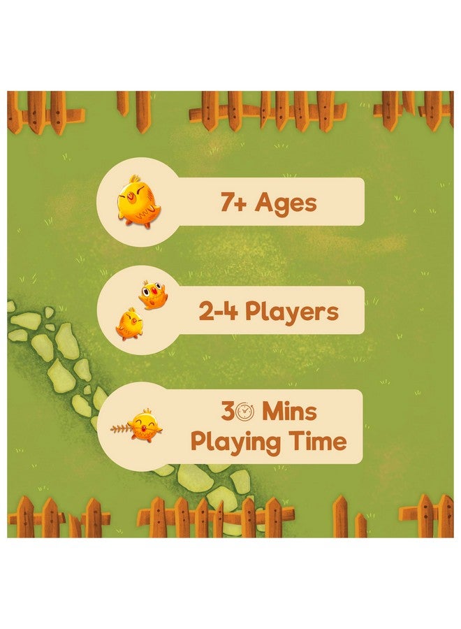 بينكا لعبة بينكا اللوحية - عدّ دجاجاتك، لعبة لوحية استراتيجية للأولاد والبنات، ممتعة للعائلة والأصدقاء، لعبة ورق للأطفال والمراهقين والبالغين، هدايا سفر للأعمار من 7 و8 و9 و10 سنوات فما فوق، من 2 إلى 4 لاعبين - Image 5