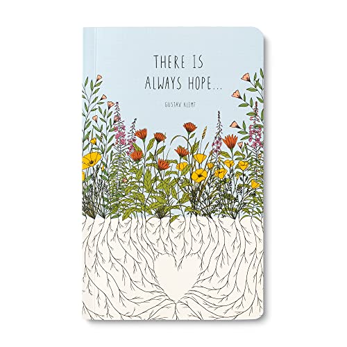 Compendium دفتر ملاحظات غلاف ناعم - هناك دائمًا أمل... - دفتر اكتب الآن مع 128 صفحة مخططة، 5 بوصات عرض × 8 بوصات ارتفاع - Image 1