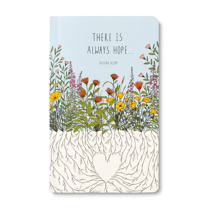 Compendium دفتر ملاحظات غلاف ناعم - هناك دائمًا أمل... - دفتر اكتب الآن مع 128 صفحة مخططة، 5 بوصات عرض × 8 بوصات ارتفاع - Image 2