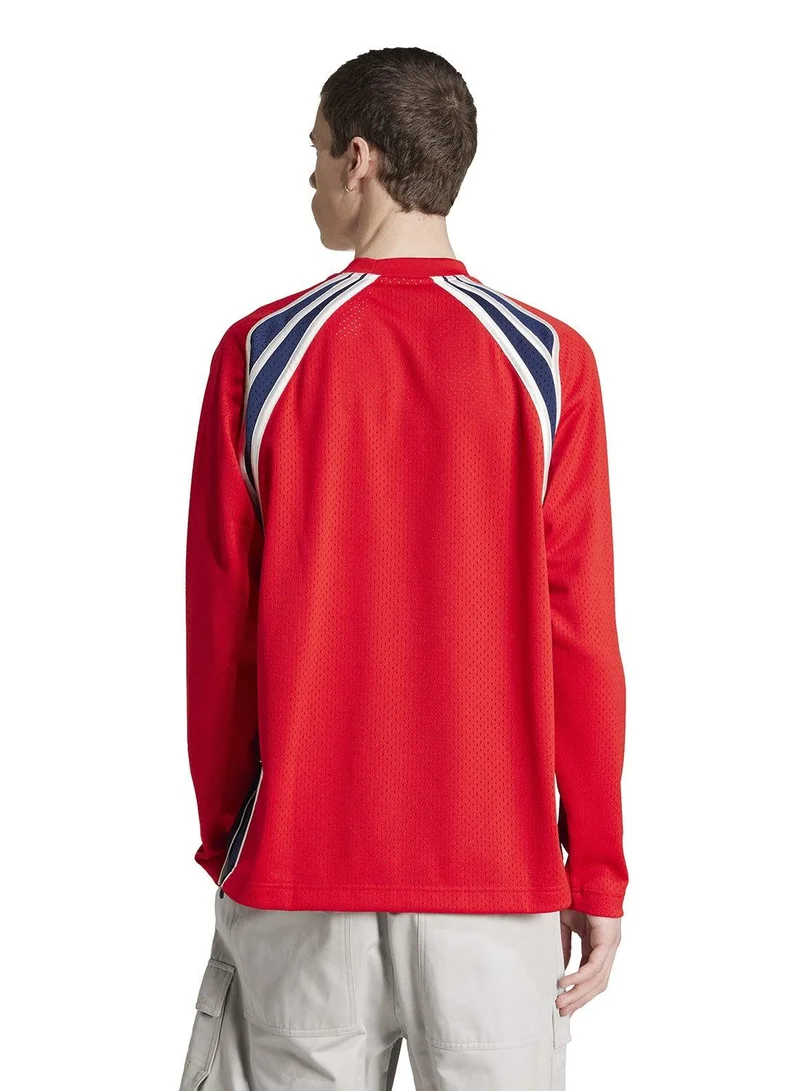 adidas Originals WARM-UP TOP Red Originals Men TOPS