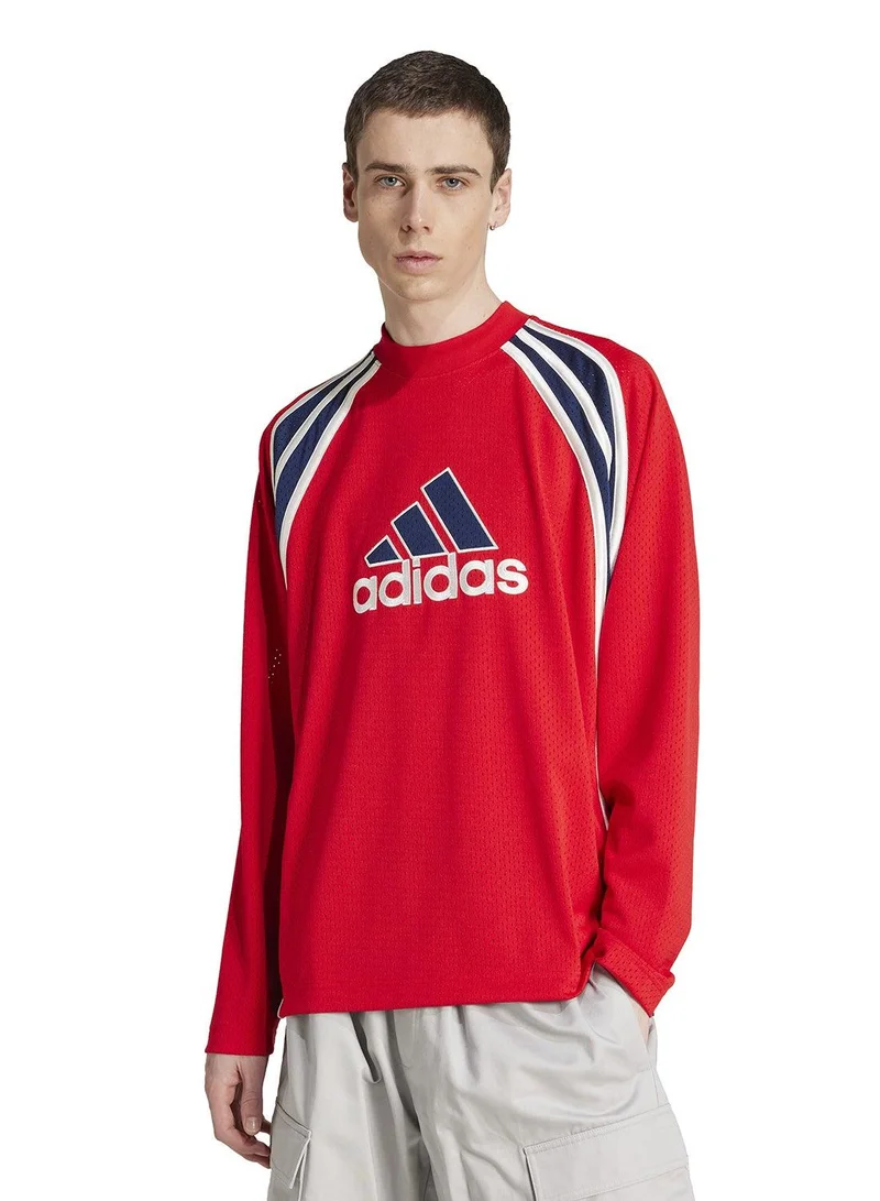 adidas Originals WARM-UP TOP Red Originals Men TOPS