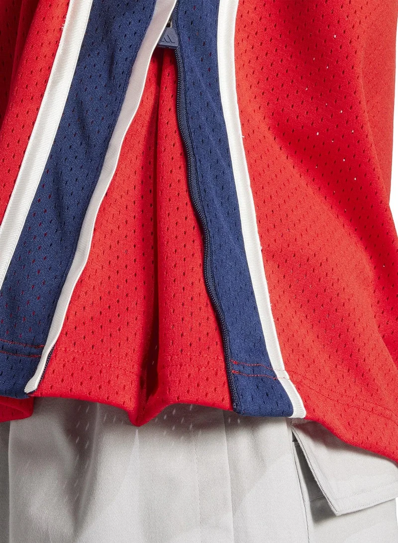 adidas Originals WARM-UP TOP Red Originals Men TOPS