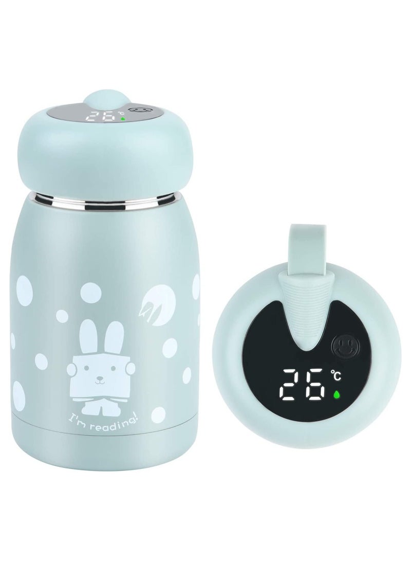 Vacuum Cup, Stainless Steel Steel Lightweight Portable Thermos with Temperature Display Stainless Steel Thermal Filter Coffee Tea, Vacuum Cup, Kids Water Bottle for Travel Home, School Office - Image 1