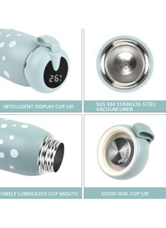 Generic Vacuum Cup, Stainless Steel Steel Lightweight Portable Thermos with Temperature Display Stainless Steel Thermal Filter Coffee Tea, Vacuum Cup, Kids Water Bottle for Travel Home, School Office  - Image 4