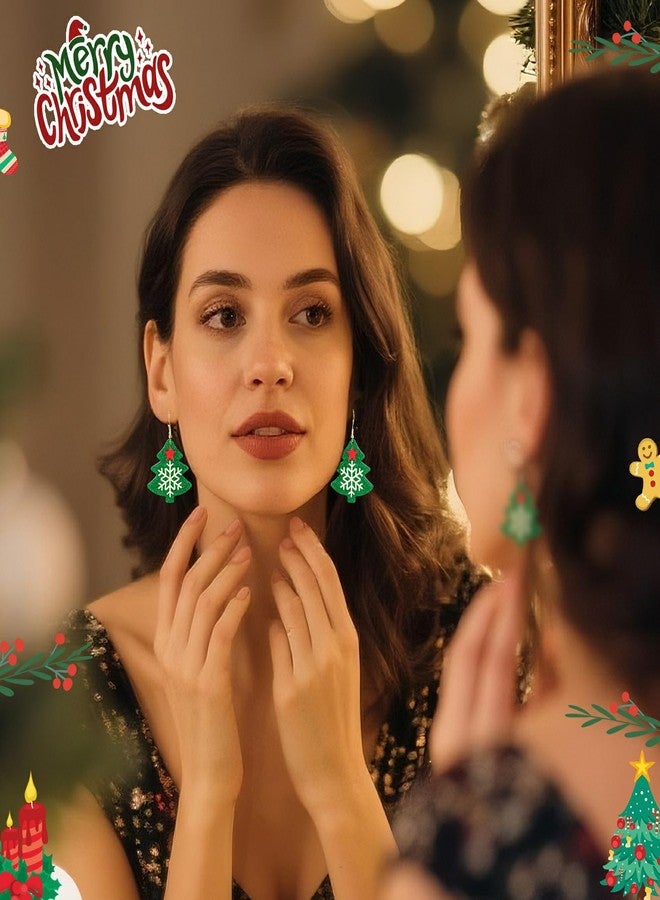 تويكت 3 أزواج من أقراط عيد الميلاد للنساء، هدية مثالية لعيد الميلاد (النمط B) - Image 4
