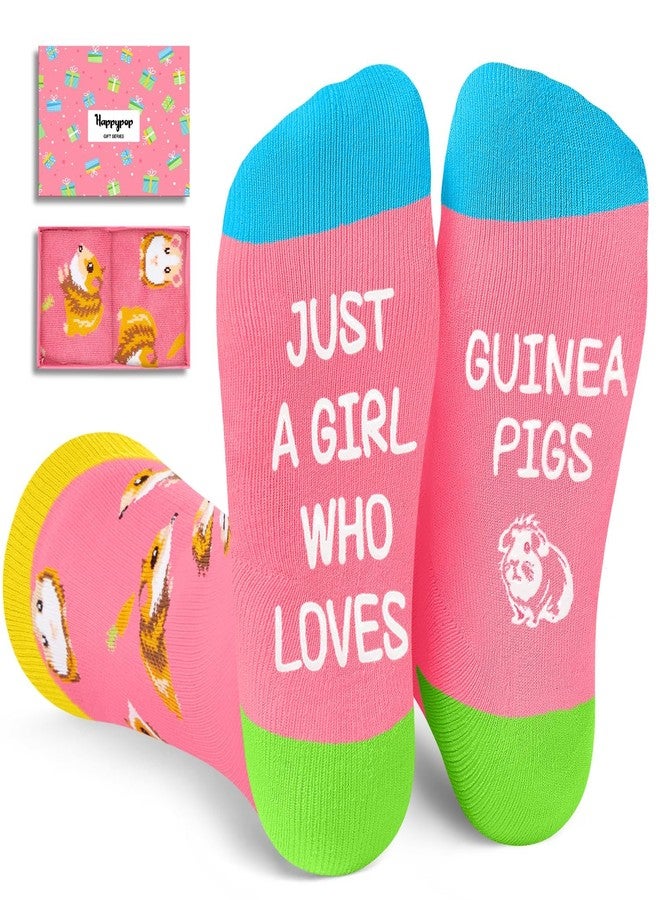 Happy Pop HAPPYPOP Guinea Pig Gifts for Women - Funny Guinea Pig Socks Stocking for Lovers Teen Girls - Image 1