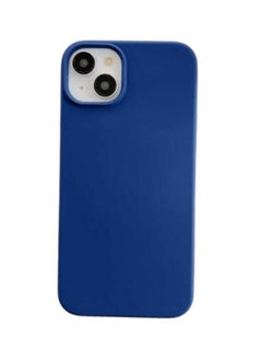 AKSESORY iPhone 14 Plus Blue Silicone Case (6.7") – Shockproof Slim Fit Cover | Soft Touch, Anti-Scratch, Durable Protective Case for iPhone 14 Plus 