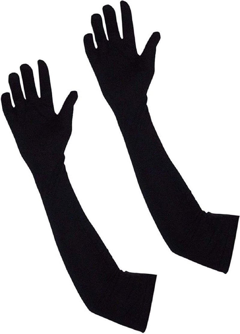 KP GLOBAL Lovely Unisex Cotton Arm Sleeves: Full-Hand Long Gloves for Bike Riding, Men and Women - Washable, Reusable, and Essential for Summer Sun Protection - Image 2