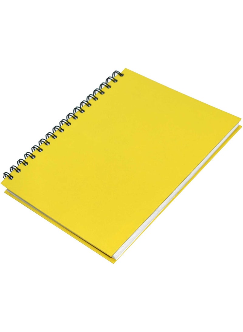FIS Pack of 5  Spiral Hard Cover Notebook 9X7 Inches (22.86 X 20.32 CM) Single Line,With Border,150 Sheets -Assorted Color -FSNBS97N150ASST - Image 4