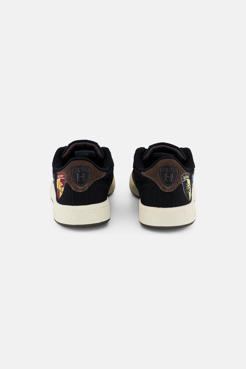 Reebok Kids Boy Club Lace Up Tennis Shoes, Black  - Image 4