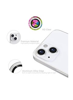 Generic Premium Camera Lens Protector for iPhone 14/14 Plus – Easy Installation and Removal -silver  - Image 2