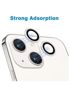 Generic Premium Camera Lens Protector for iPhone 14/14 Plus – Easy Installation and Removal -silver  - Image 3
