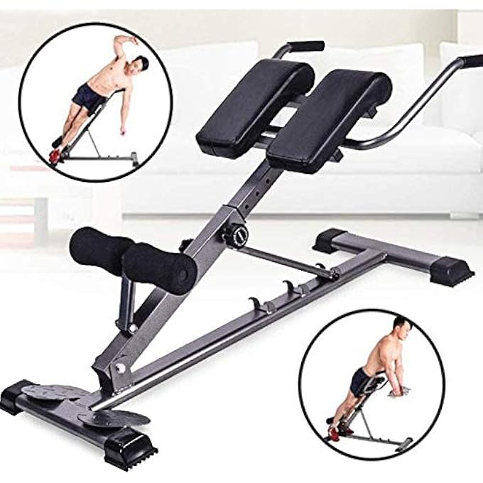 rayihni كرسي روماني متعدد الوظائف لتمارين البطن والامتدادات البطنية مع ارتفاع قابل للتعديل ومعدات تمرين قابلة للطي بالكامل - Image 4