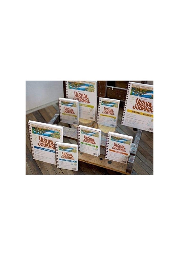 Strathmore Visual Journal Mixed Media Pad - 5.5 x 8 inches, 68 Pages - Image 3