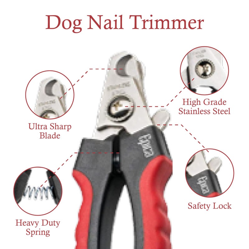 Epica Professional Dog Nail Clipper, Nail Clippers for Large Dog, Easy and Safe Grooming Clippers, Cat Claw Trimmer with Safety Guard (Small/Medium) - Image 4
