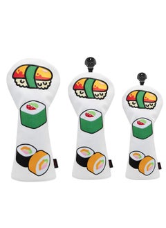 Golf Club Covers, Golf Driver Headcover, Golf Fairway Wood Head Cover, Hybrid Club Head Cover, for Driver, Fairway, Hybrids, Golf Accessory, 3 Models Available, for Men, Women, Kids