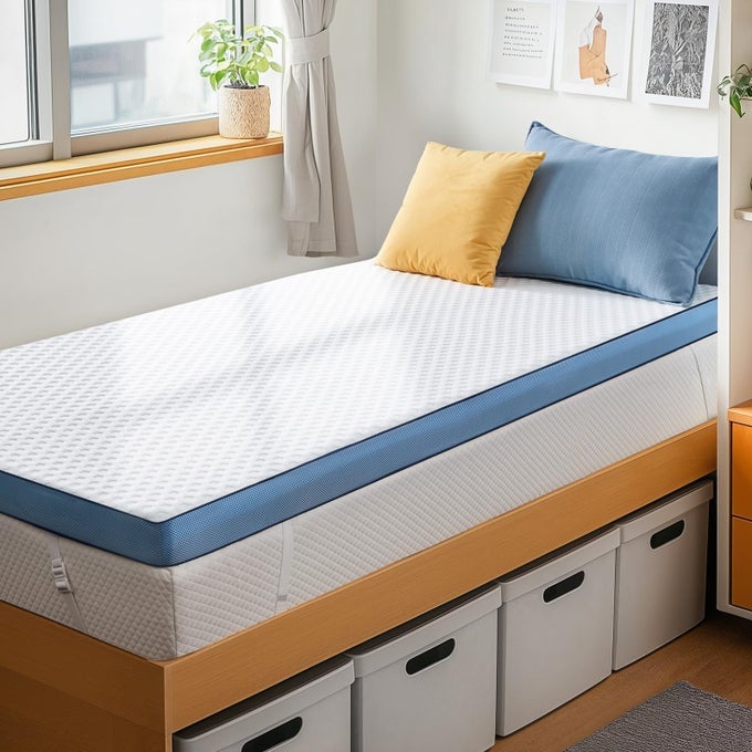 3 INCH FIRM MATTRESS TOPPER TWIN XL SIZE COOLING GELINFUSED BAMBOO CHARCOAL MEMORY FOAM BED TOPPER FOR PAIN RELIEF HIGHDENSITY MATTRESS PAD WITH REMOVABLE COVER CERTIPURUS CERTIFIED
