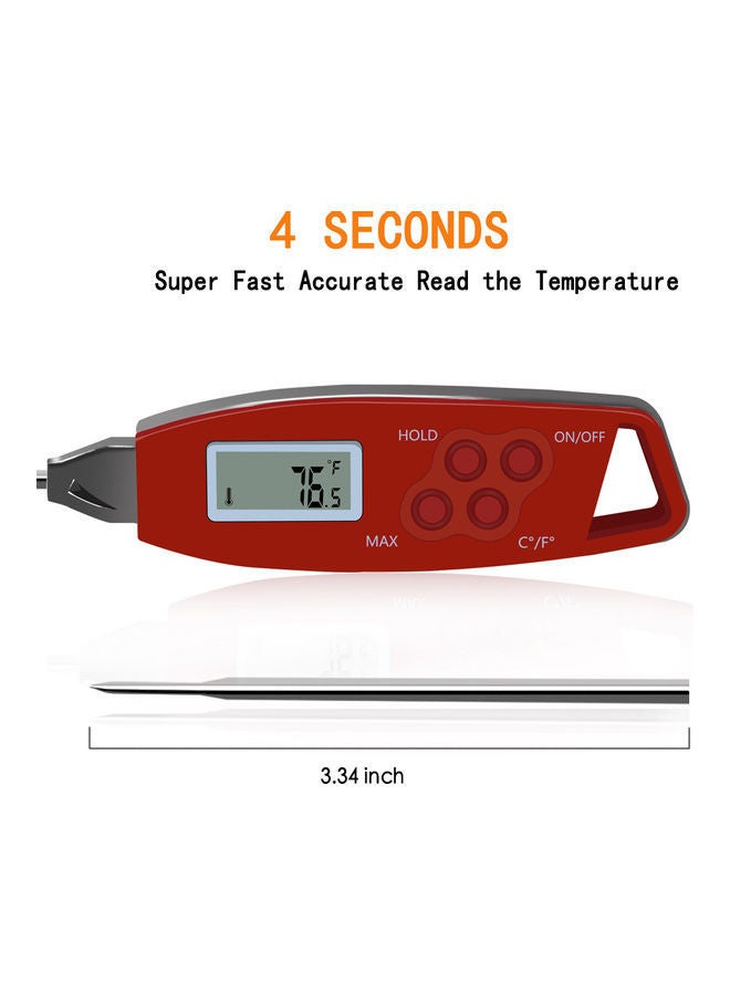 نيبمينينت ميزان حرارة بقراءة فورية للحوم أحمر 22.2x2.5x4سم - Image 4