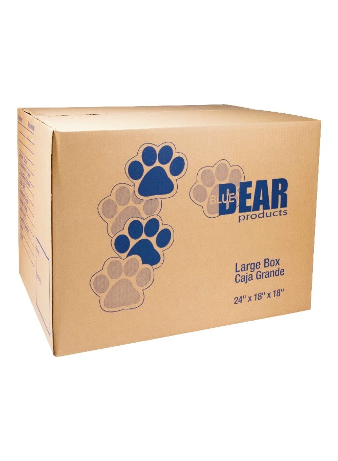 Blue Bear High Quality Heavy Loads Large Packaging Box Brown 24 x 18 x 18 Inch BB-81