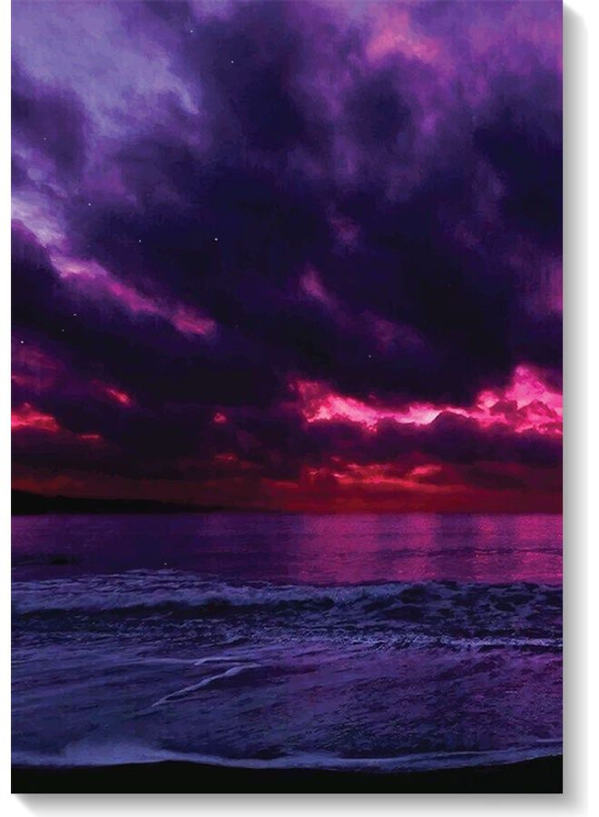 RYN Sunset Wall Art Multicolour 40x60cm - Image 1