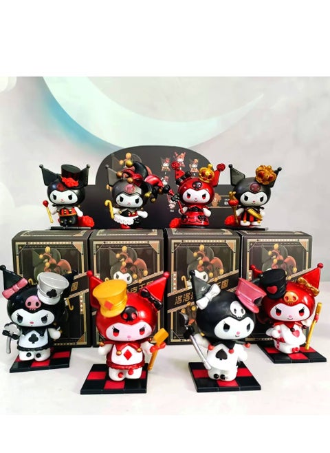 Random Shape 2 Pieces of Kuromi Cartoon Toy Statue