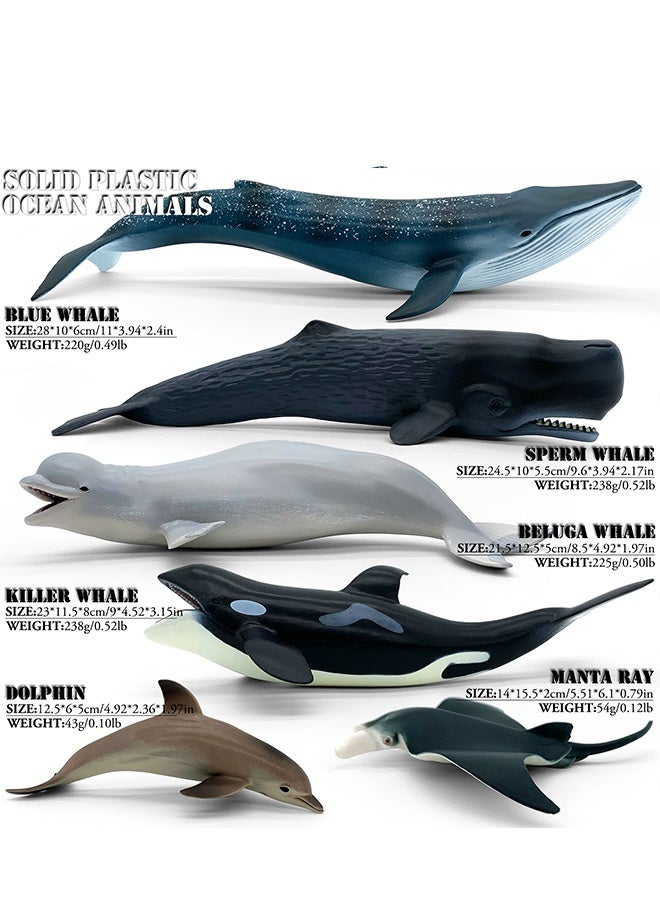 بيروهوسر مجموعة أوشن وندرز، 6 قطع من حيوانات المحيط، لعبة استحمام للأطفال - Image 2