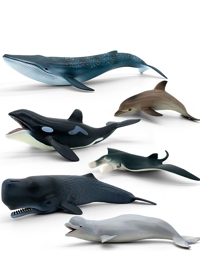 بيروهوسر مجموعة أوشن وندرز، 6 قطع من حيوانات المحيط، لعبة استحمام للأطفال - Image 1