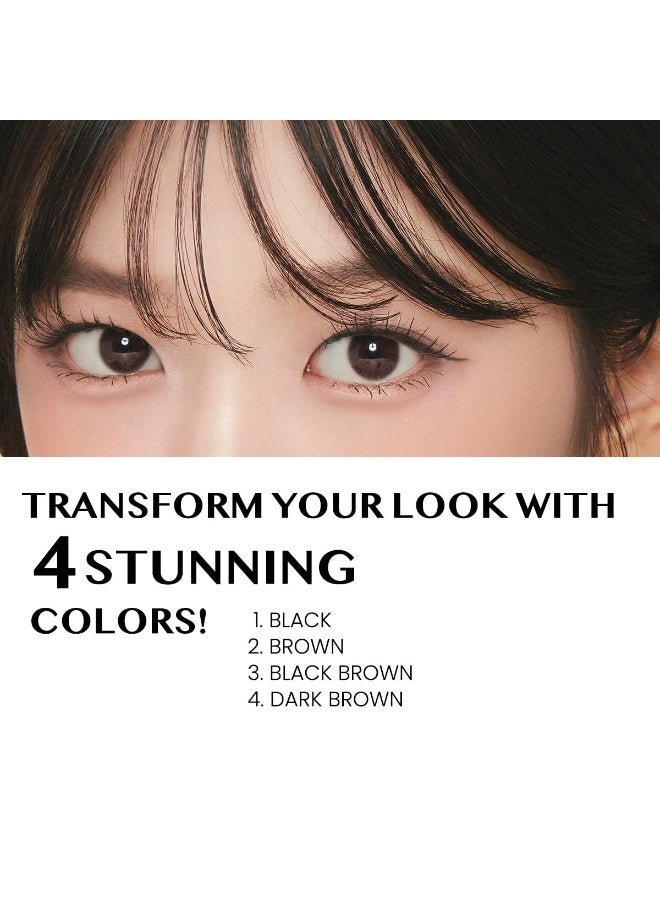 CLIO PROFESSIONAL CLIO Sharp So Simple Waterproof Pencil Liner, Eye Pencil, Rich Hyper-Pigmented Color, Smooth Creamy Application, Long-Wearing Matte Finish (4 Colors) (03 BLACK BROWN) - Image 3