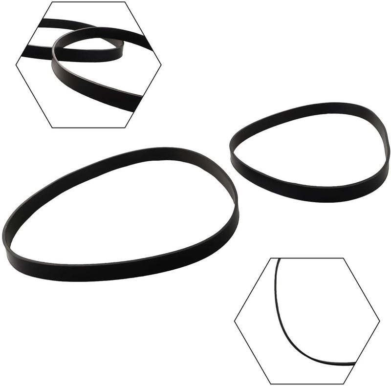 2 Pack BandSaw Rubber Tires Replacement Anti-Slip Rubber Rings For 8/9/10/12/14''Woodworking Band Saw Scroll Wheel Wear Resistant (for 12 Inch) - Image 2