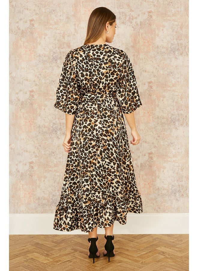 Yumi Animal Print Dress  - Image 3