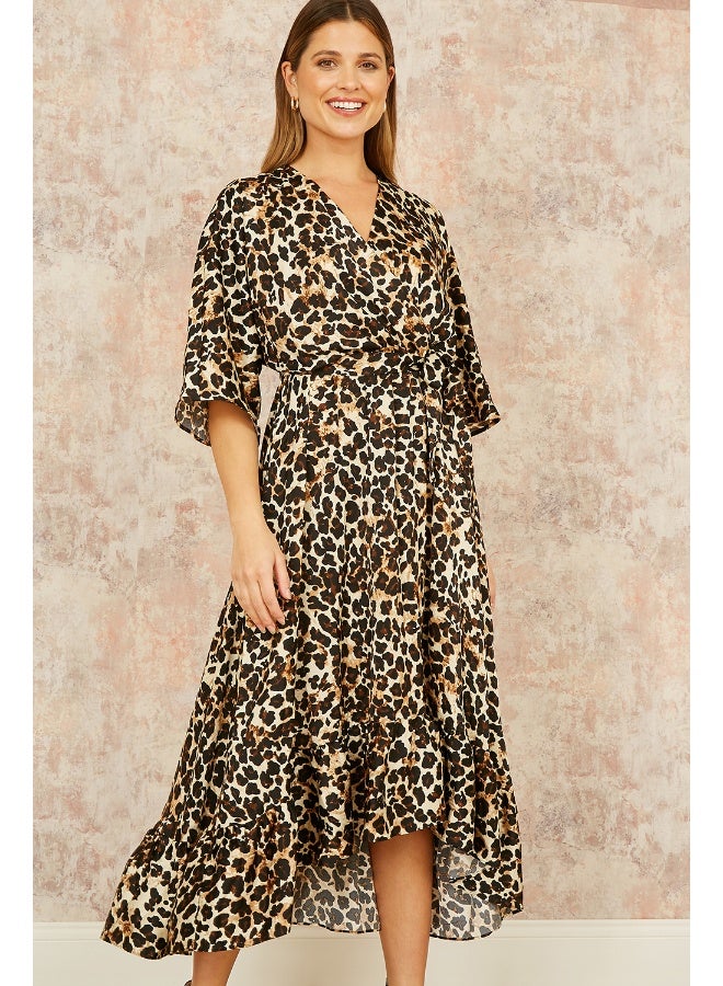 Yumi Animal Print Dress  - Image 1