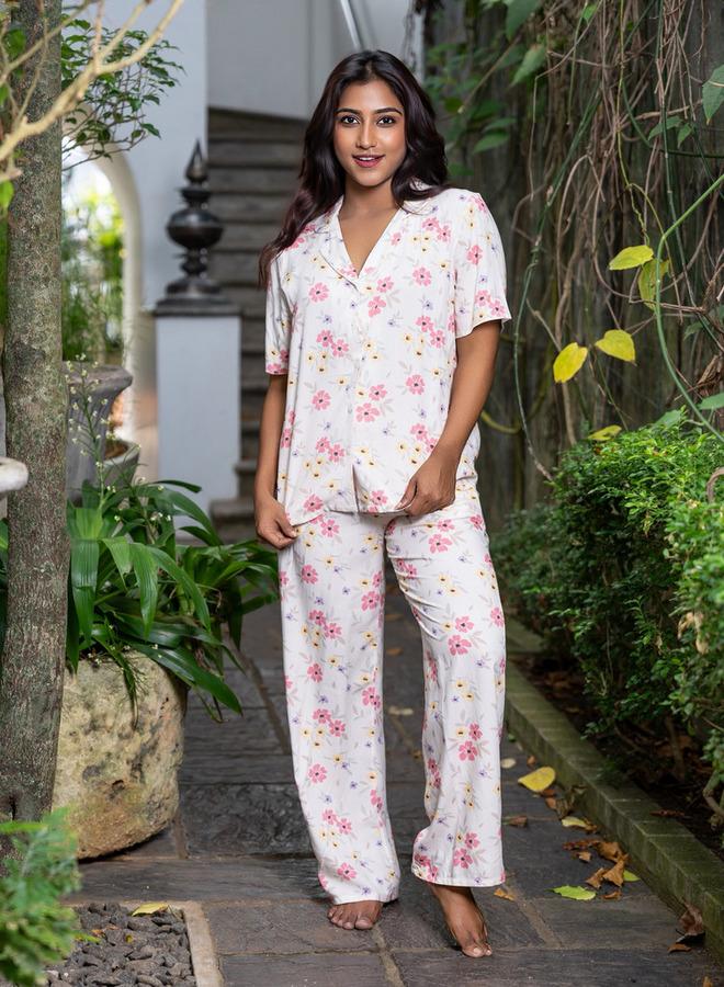 Aadaraya Pyjama Set Shirt and Trousers - Image 1