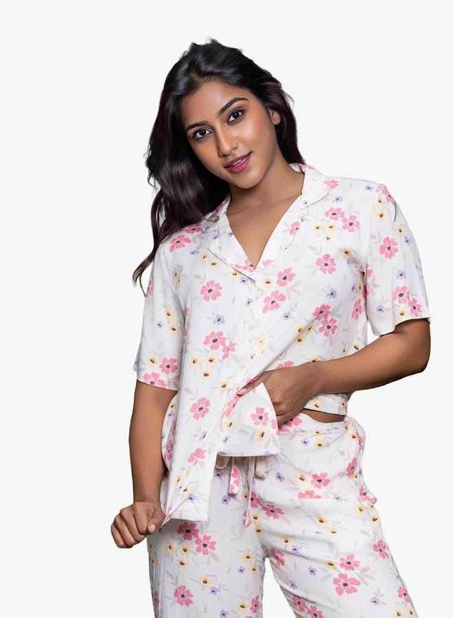 Aadaraya Pyjama Set Shirt and Trousers - Image 4