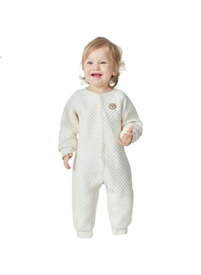 Ibaby/English Baby Romper For 6-12 Months, Newborn Clothes, Spring And Autumn Long-Sleeve Baby Onesie - Image 1