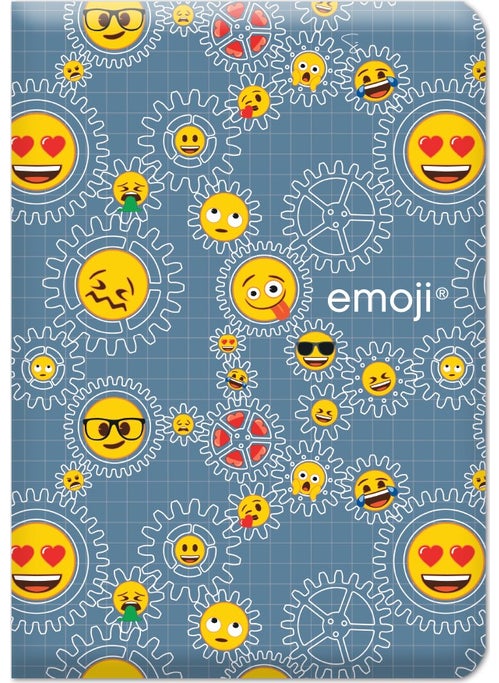 Emoji 18.5*26 58Yp Mixed Wire Stitching Uni-Note Notebook