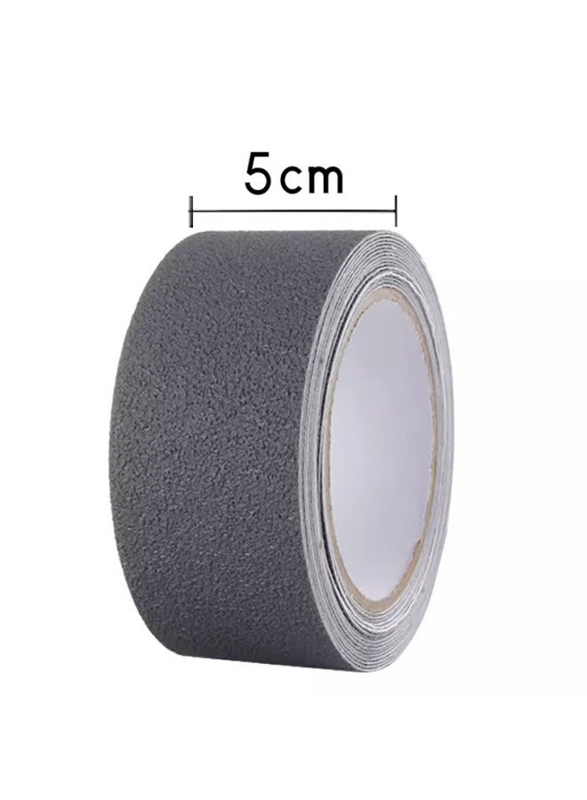 Oumai Peva Indoor Anti-Slip Tape Waterproof Matte Wear-Resistant Bathroom Floor Non-Slip Sticker Gray 50Mm*5M 1 Roll - Image 3