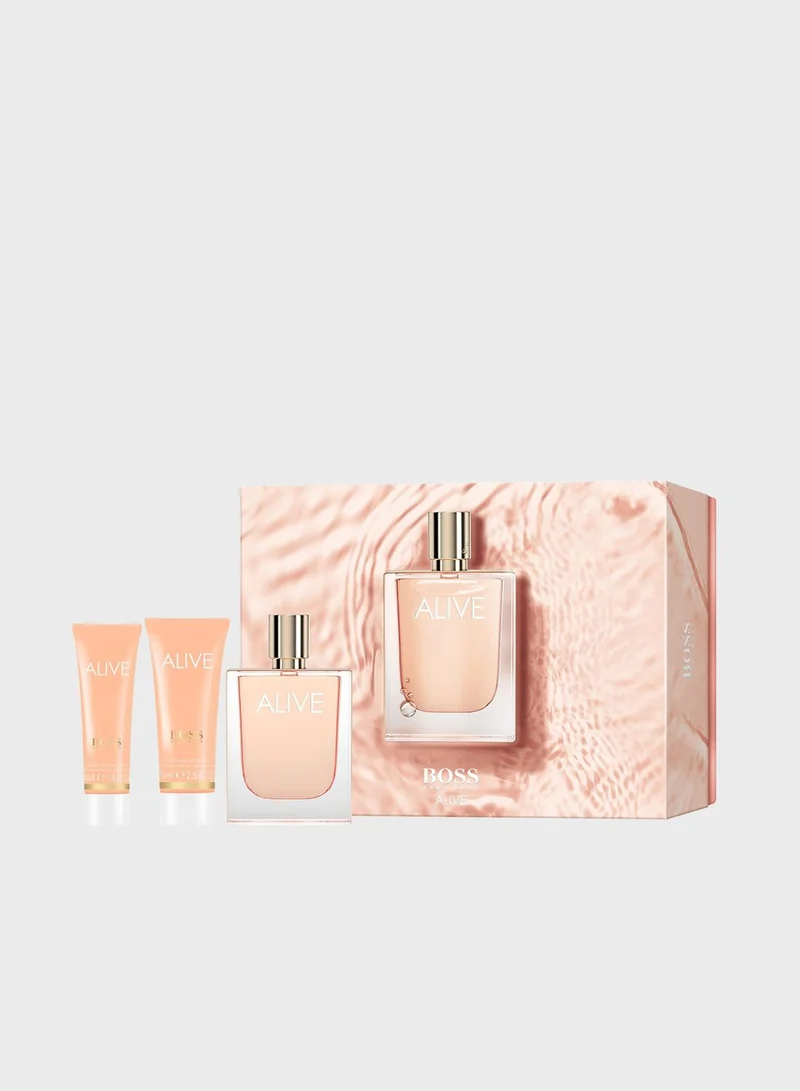 BOSS Alive Edp Fragrance Sets (Multi) 80 Ml + 75 Ml + 5 Ml