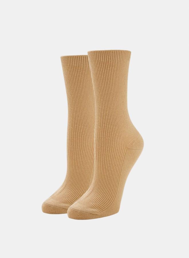 FOREVER 21 Ribbed Crew Socks  - Image 1