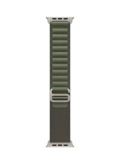 SHOPI Apple Watch Alpine Loop Band 49mm/45mm/44mm Nylon Woven Sport Strap Compatible with iWatch Series 8/Ultra/7/SE/6/5/4/3/2/1 Green  - Image 3