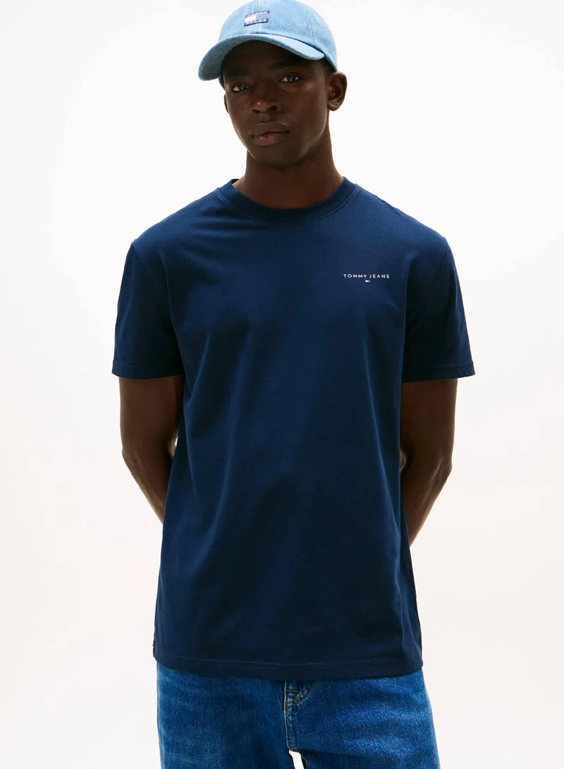 TOMMY JEANS 2-Pack Linear Logo Slim Jersey T-Shirts