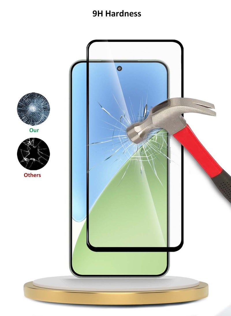 Wtech Xiaomi 15 5G 2024 Premium E2E Series Full Glue Full Cover Tempered Glass Screen Protector (MSGECN) - Clear/Black - Image 3