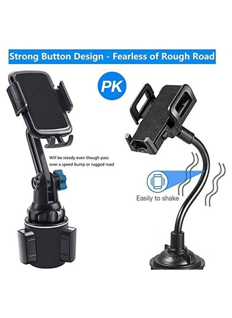 Universal Car Cup Holder Cellphone Mount Stand for Mobile Cell Phones Adjustable Phone Huawei/iPhone/Samsung - Image 4