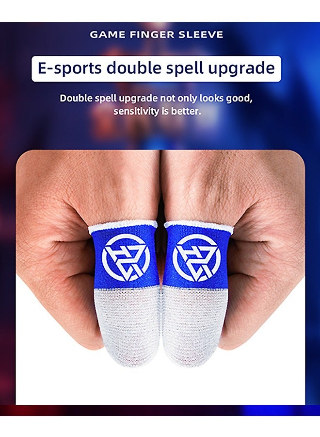 3 Pairs Mobile Game Finger, Breathable Gaming Thumb Sleeves, Mobile Gaming Stabilizer and Compression Support Gloves (Blue+Red+Green) - Image 4