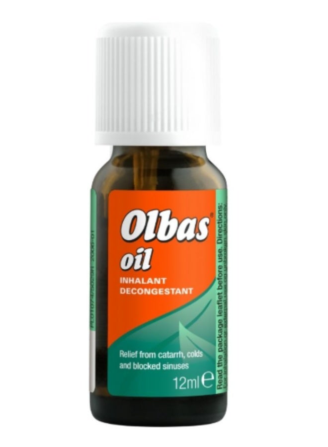 Olbas Oil Inhalant Decongestant 12ml | Fast Relief from Nasal Congestion & Cold - Image 3