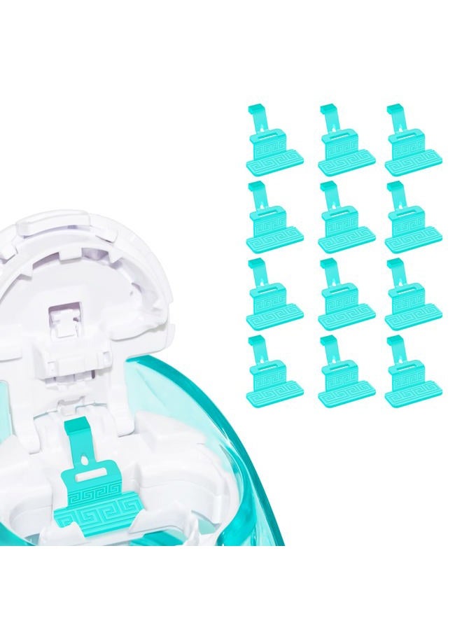 FireAnt Silicone Salt Pads Refills Compatible with Navage Nasal Care, Reusable Saline Pods Replacement Accessories, Easy Operation (12 Pack - Blue) - Image 1