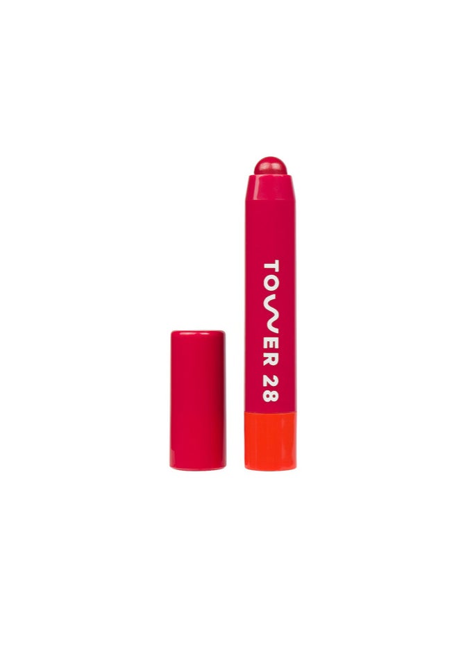 TOWER 28 JuiceBalm Vegan Tinted Lip Balm Treatment Tower 28  Color: Drink 