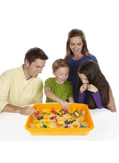 INvench Construction Dinosaur Play Sand Set - 38 Pieces Sensory Bin Sand Kit Include 2 lbs Magic Sand, Construction Vehicle, Dinsoaur Figures, Dinosaur & Castle Molds for 3 4 5 Year Old Toddlers Kids - pzsku/Z675C6CFCC580ECA8D24AZ/45/_/1729417058/73bac871-8fa6-4737-8ea0-3c3c43d17b13