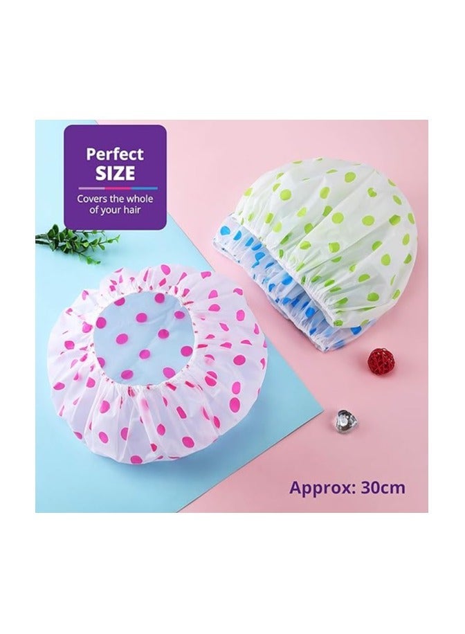 Girls' multi-colored bath bonnet - Image 3