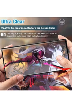 BORTONY Pack of 2 Glass Compatible for Samsung Galaxy S22 Ultra Screen Protector, HD Clear Tempered Glass [9H Hardness] [Fingerprint Unlock][3D Full Coverage]  - Image 3